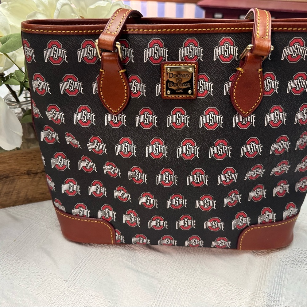 Dooney & Bourke Ohio State Black and Brown Tote